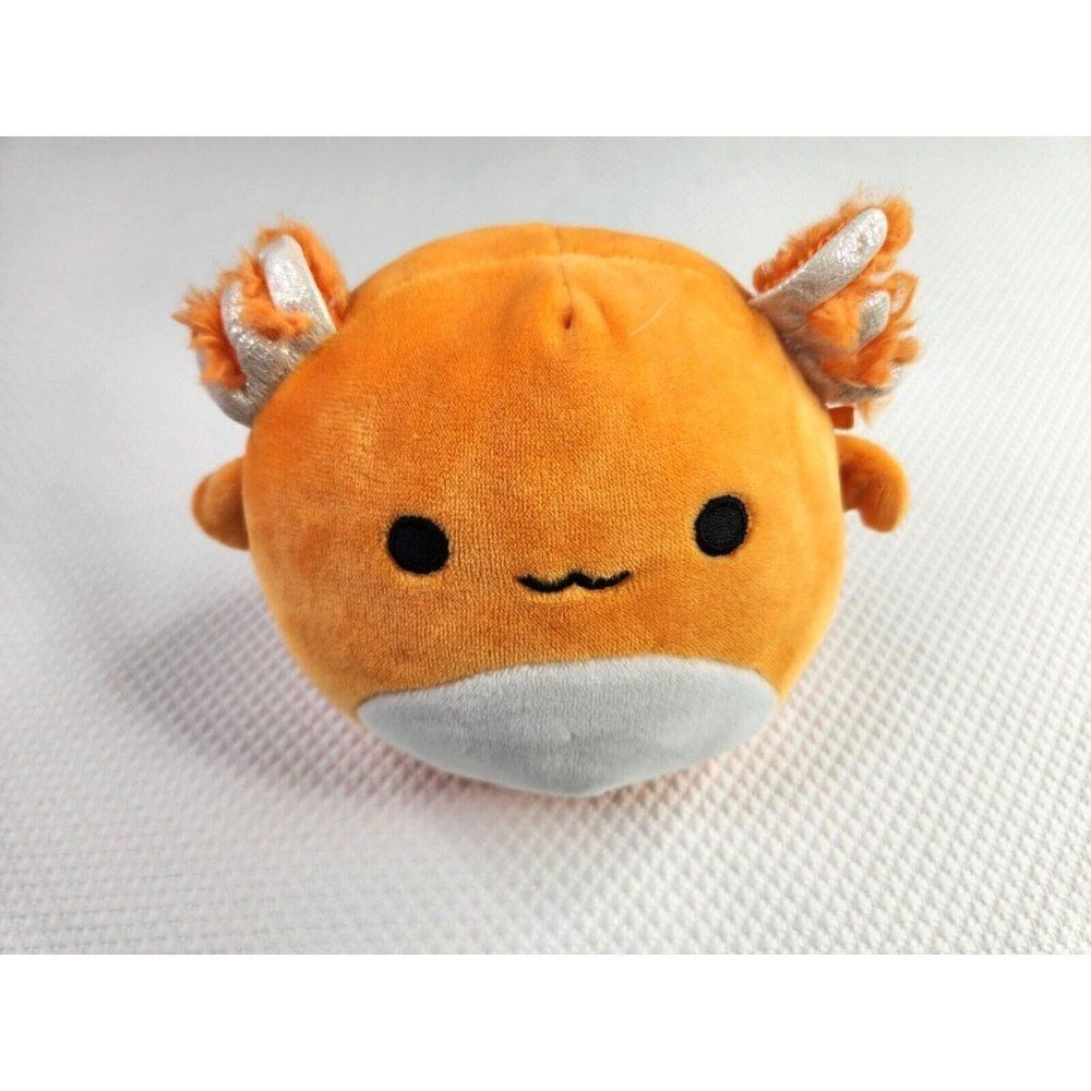 Squishmallow Kellytoy 5" Nico Orange Axolotl Plush Toy